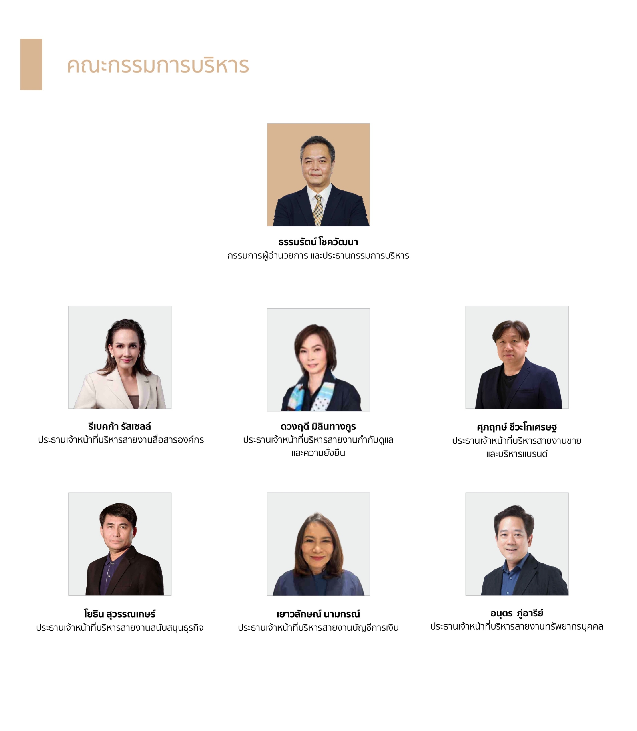2026 คณะกรรมการบริหาร